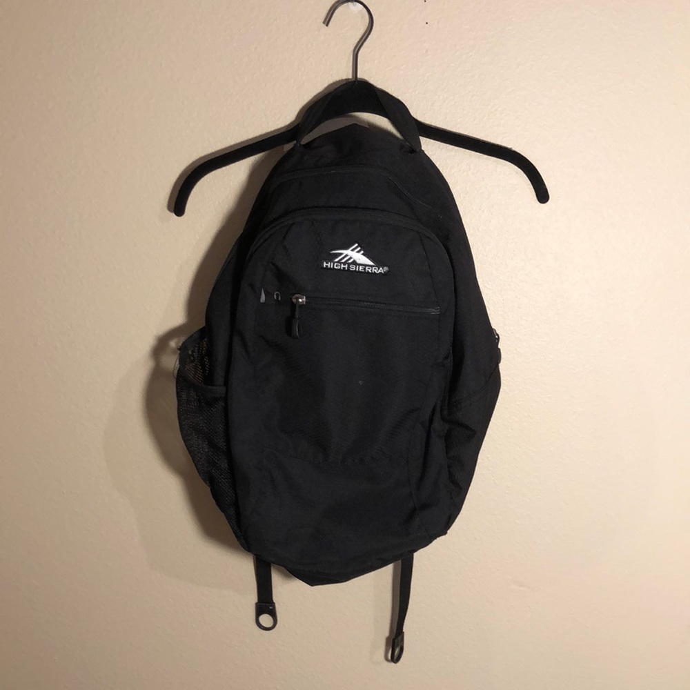 High Sierra Black Backpack